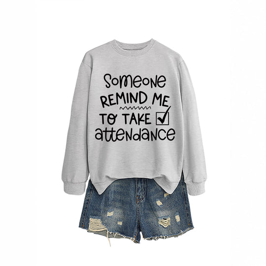 Damen Sweatshirt mit witzigem Motiv und inspirierendem Schriftzug EB
