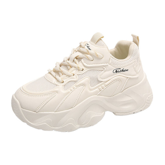Damen Sportliche Chunky Sneakers mit atmungsaktivem Obermaterial und stabiler Sohle EB