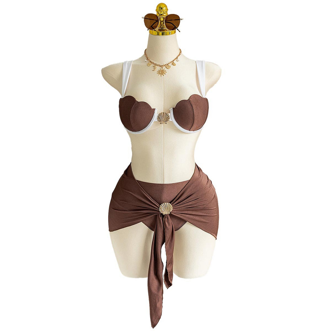 Damen Bikini mit innovativem Muschel-Design EB