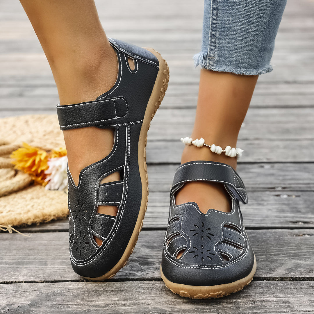 Damen Atmungsaktive Sandalen mit verstellbarem Klettverschluss EB