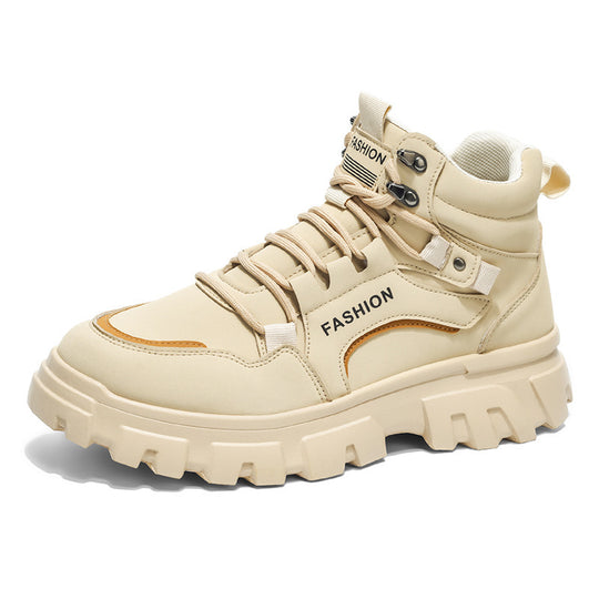 Damen Trendige High-Top Sneakers mit robustem Sohlenprofil und modernem Design EB