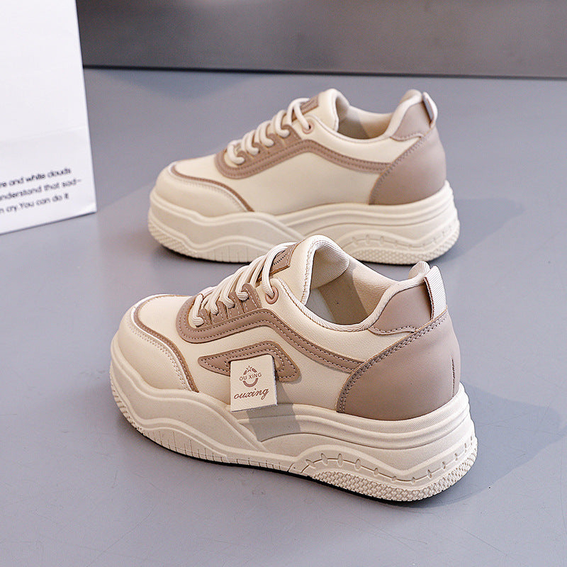Damen Chunky Sneakers mit atmungsaktivem Obermaterial und rutschfester Sohle EB