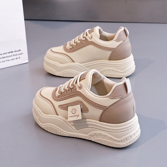 Damen Chunky Sneakers mit atmungsaktivem Obermaterial und rutschfester Sohle EB