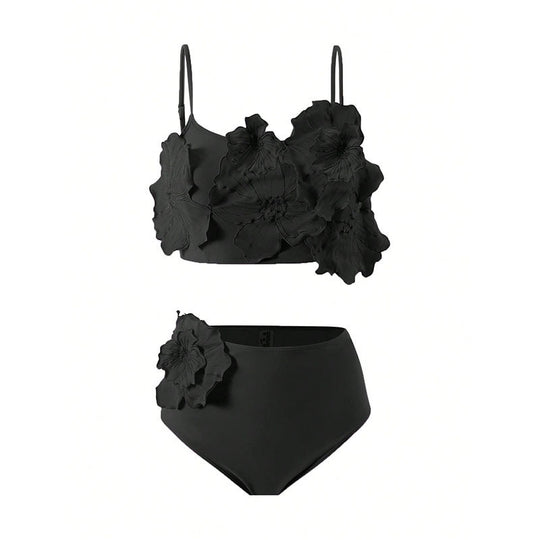 Damen Bikiniset mit floralen Applikationen EB