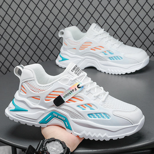Damen Sportliche Sneakers mit atmungsaktiven Mesh-Elementen und dämpfendem Komfort EB
