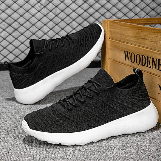 Damen Sportliche Stricksneaker mit rutschfestem Sohlenprofil EB