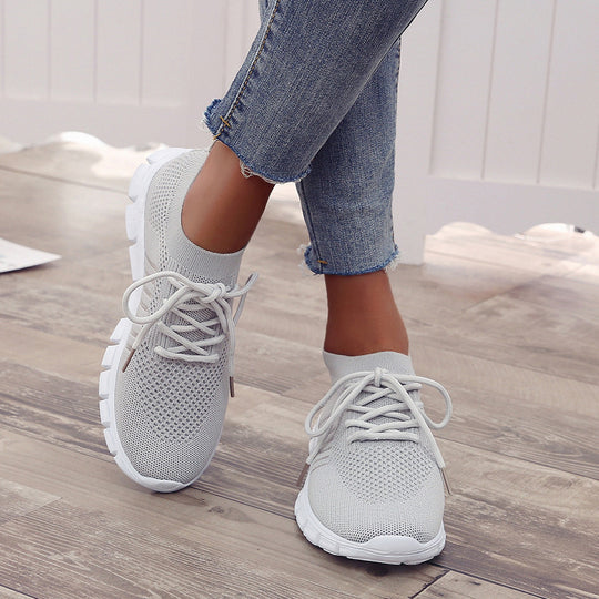 Damen Atmungsaktive Lauf-Sneakers mit flexibler Sohle EB