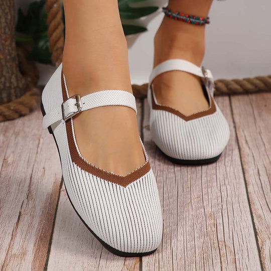 Atmungsaktive flache Schuhe EB