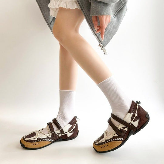Damen Freizeitschuhe mit elastischem Riemchen-Design für optimalen Halt EB