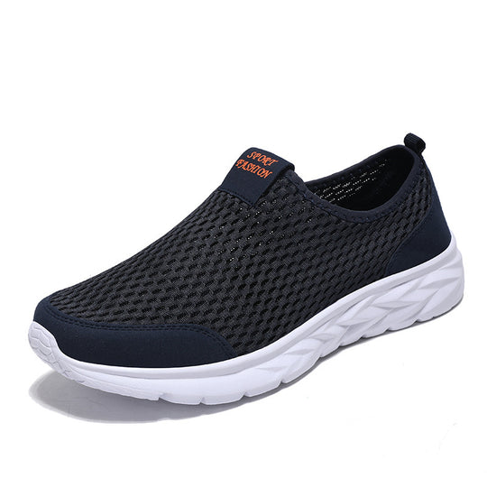 Damen Atmungsaktive Slip-On Sportschuhe mit elastischem Einschlupf EB