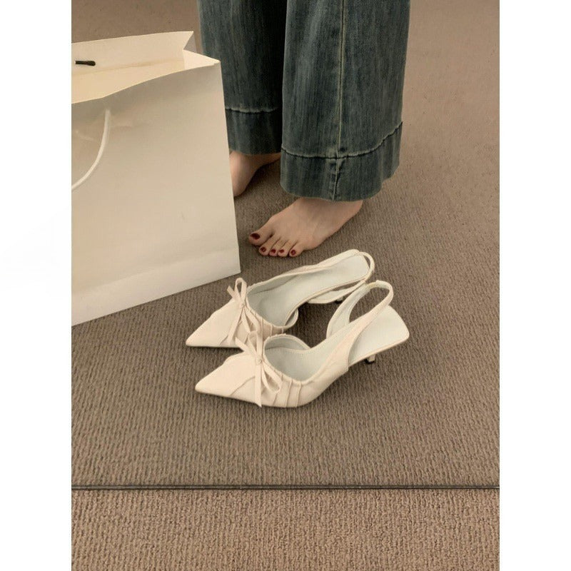 Damen Slingpumps mit eleganter Raffung EB