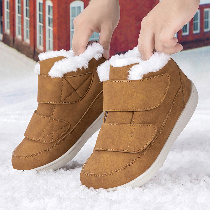 Damen Isolierte Winterstiefel mit verstellbaren Klettverschlüssen EB
