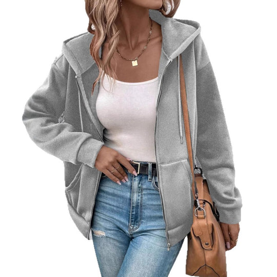 Damen Gemütliche Kapuzenjacke EB