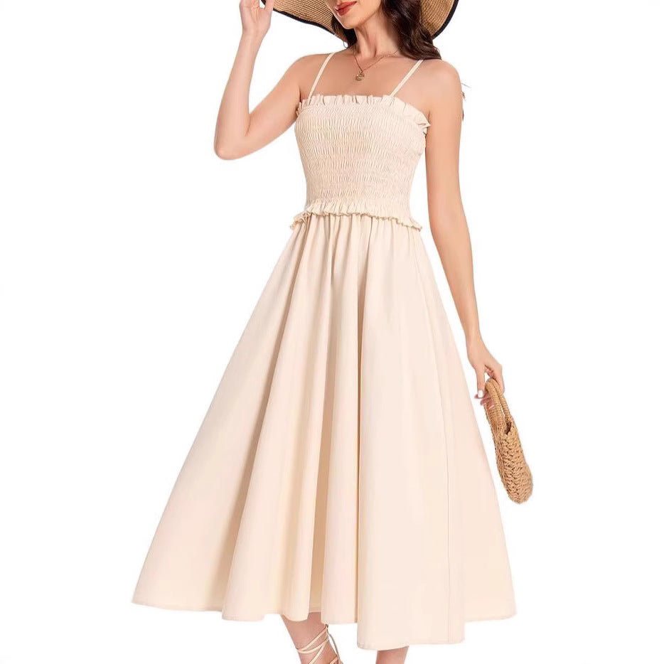 Damen Maxikleid mit schmeichelhaftem Taillendesign EB