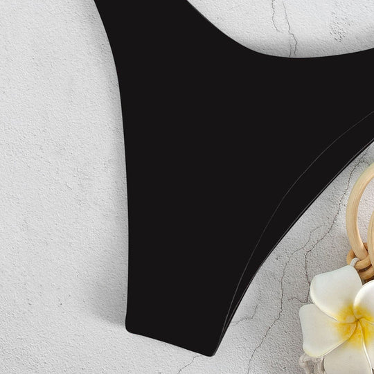 Damen Bikini-Set mit elegantem V-Ausschnitt und geschmackvollem Detail EB