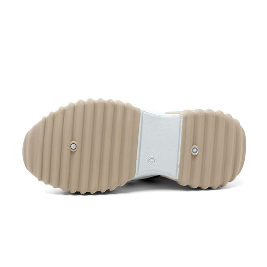 Damen Sportliche Sneaker mit atmungsaktiver Oberflächenstruktur und rutschfester Laufsohle EB