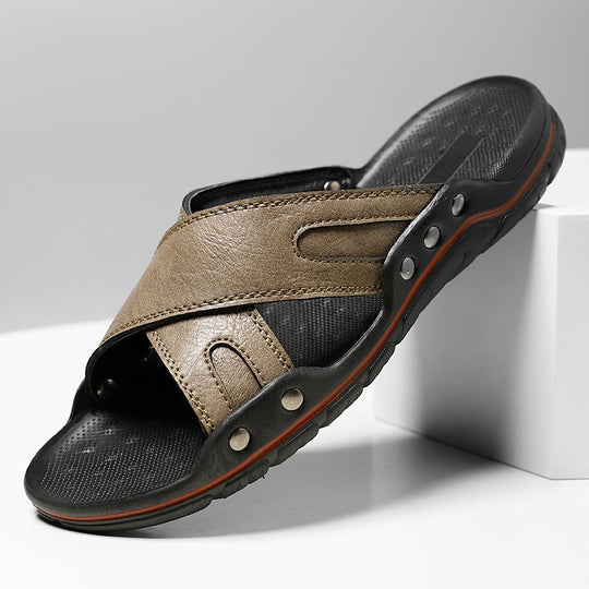 Herren Komfortable Freizeitsandalen mit rutschfester Sohle EB