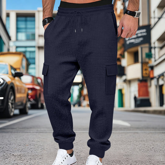 Herren Cargo-Hose mit elastischem Bund und praktischen Seitentaschen EB