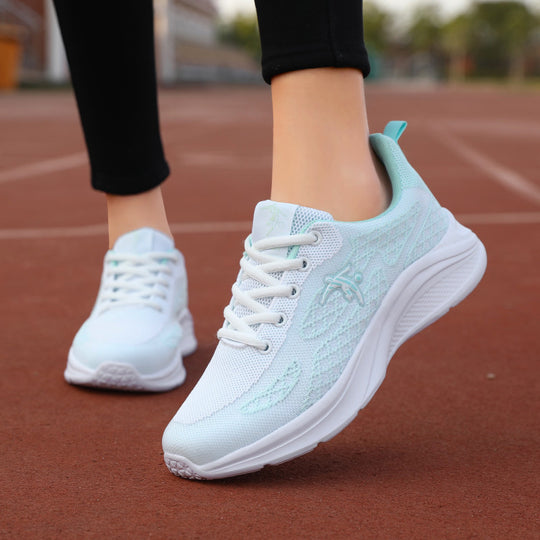 Damen Sportliche Laufschuhe mit atmungsaktivem Mesh-Obermaterial EB