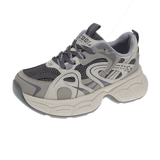 Damen Sportliche Sneakers mit ergonomischer Dämpfung und atmungsaktiven Mesh-Einsätzen EB