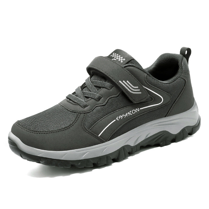 Damen nan robuster Trailwalking-Sneaker mit Klettverschluss, gepolstertem Fersenhalt und stoßdämpfender Profilsohle EB