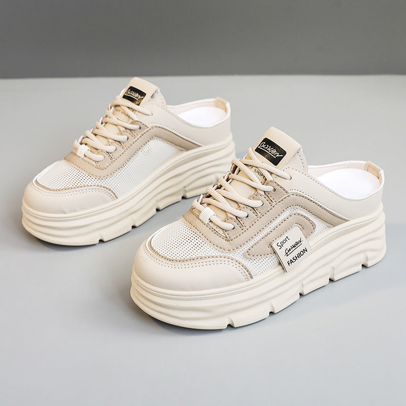 Damen Sportliche Sneakers mit hohem Plateau von EB