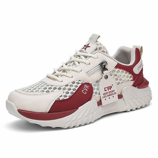 Damen Atmungsaktive Sneakers mit verstärktem Fersen- und Dämpfungssystem EB