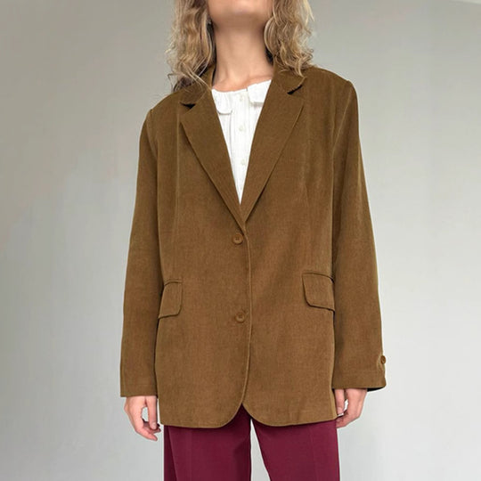 Damen Eleganter und bequemer Cord Blazer EB