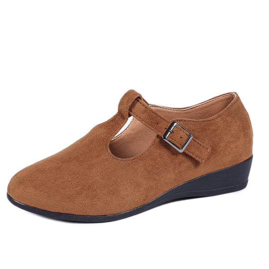 Damen Halbschuhe mit elegantem Riemendesign EB