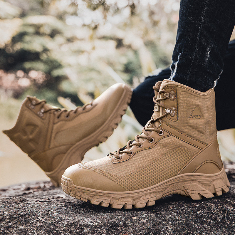 Damen taktische Outdoor-Wanderschuhe mit rutschfester Sohle und atmungsaktivem Obermaterial EB