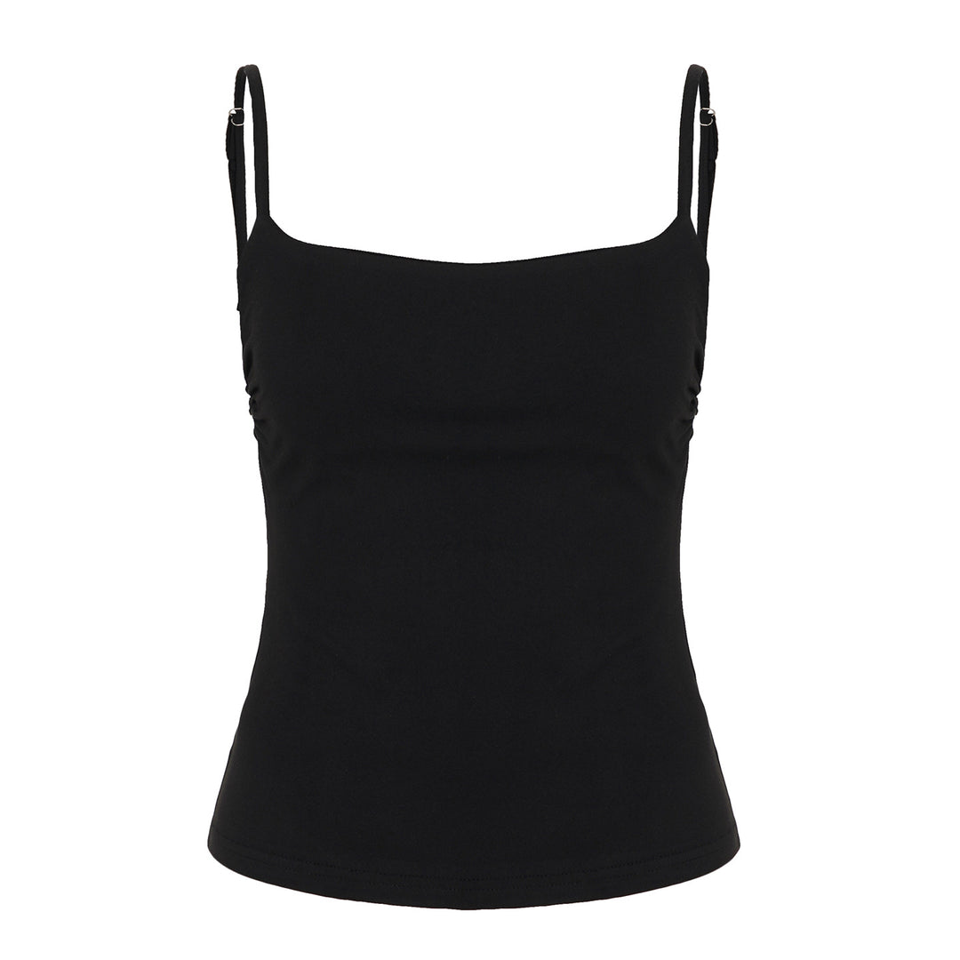 Damen Spartanshirt mit zarten Spaghetti-Trägern und figurbetontem Schnitt EB
