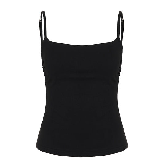 Damen Spartanshirt mit zarten Spaghetti-Trägern und figurbetontem Schnitt EB
