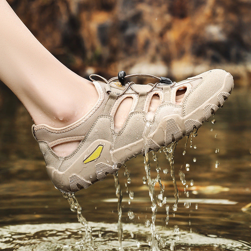 Damen Wasserdichte Outdoor-Sandalen mit rutschfester Sohle und atmungsaktivem Obermaterial EB