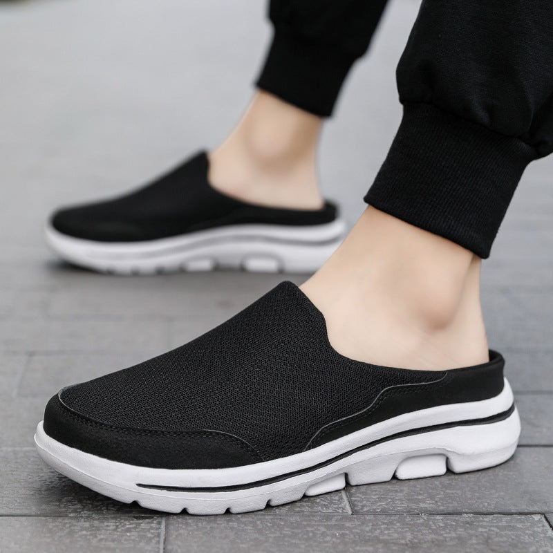 Damen Atmungsaktive Slip-On Freizeitschuhe mit dämpfender Sohle EB