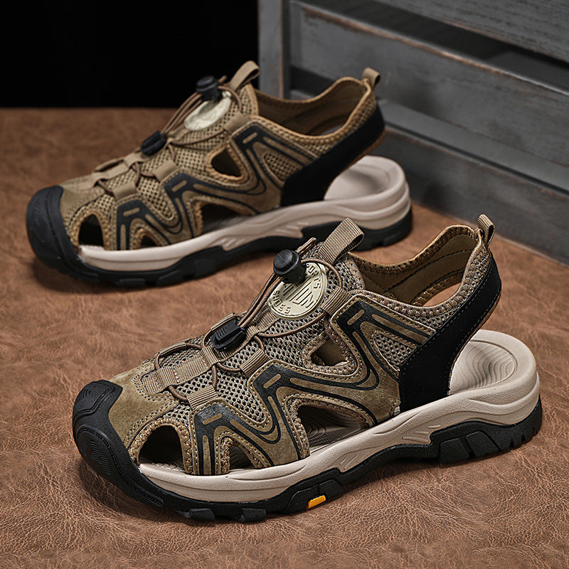 Damen Sportliche Mesh-Sandalen mit innovativem Schnellschnürsystem EB