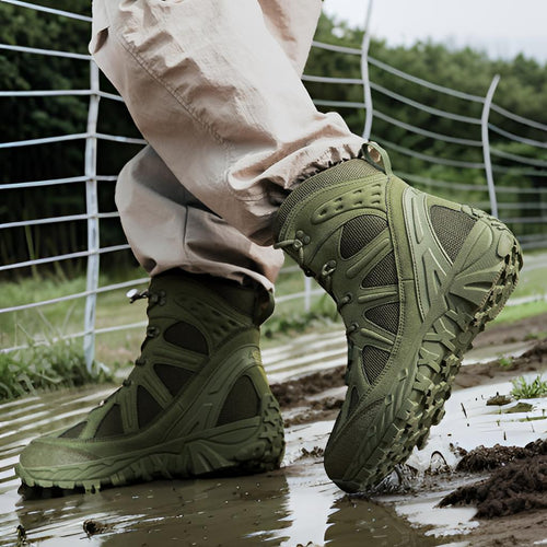 Herren Outdoor-Stiefel mit robustem wasserdichtem Obermaterial und rutschfester Sohle EB