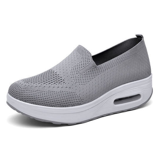 Damen Bequeme Slip-On Sneakers mit Luftpolsterung EB