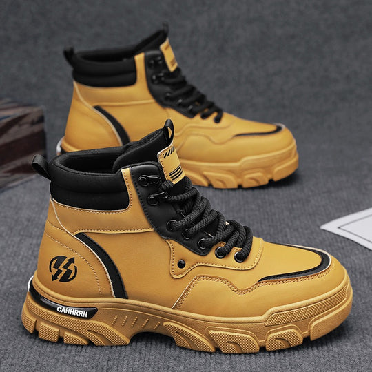 Damen Sportliche High-Top Sneakers mit rutschfester Sohle und trendigem Design EB