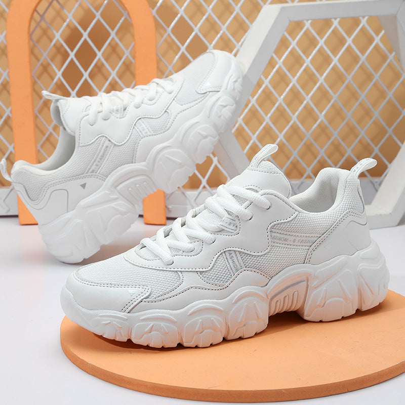 Damen Chunky Sneakers mit atmungsaktivem Mesh-Obermaterial und flexiblem Laufsohlen-Design EB