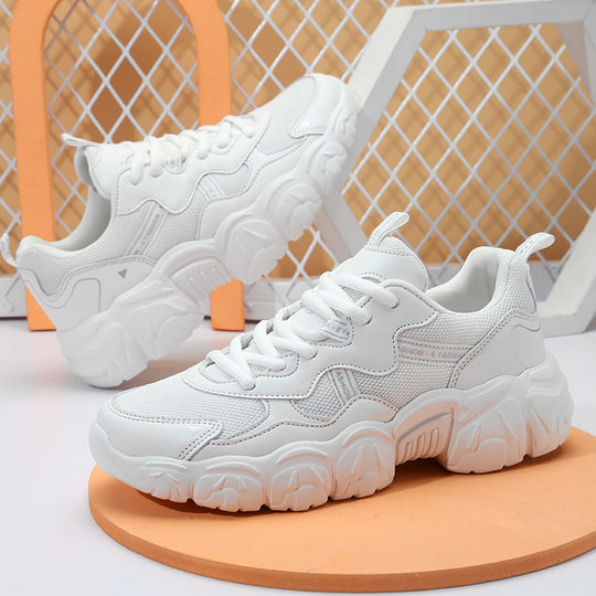 Damen Chunky Sneakers mit atmungsaktivem Mesh-Obermaterial und flexiblem Laufsohlen-Design EB