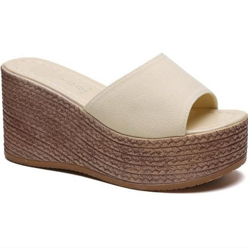 Damen Bequeme und stilvolle Plateausandalen EB