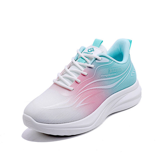 Damen Sportliche Sneakers mit flexibler Dämpfung und atmungsaktivem Netzmaterial EB