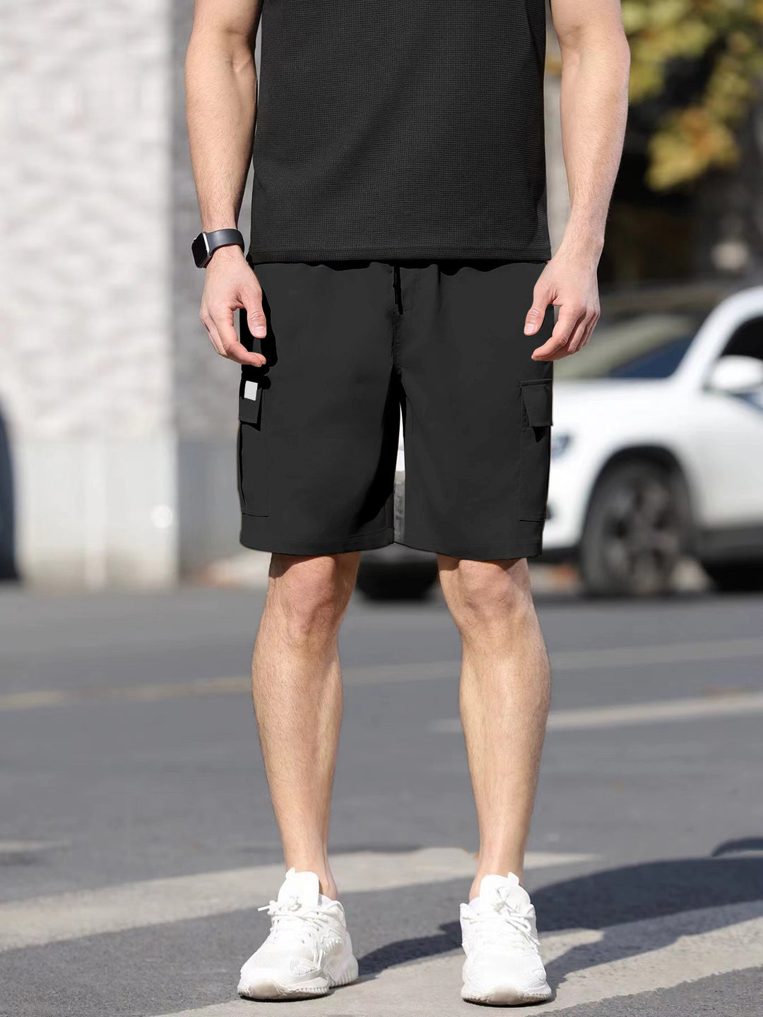 Herren Cargo-Shorts mit praktischen Seitentaschen und stylishem Design EB