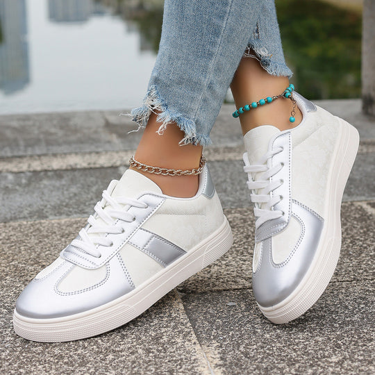 Damen Sneakers im modernen Retro-Design mit atmungsaktiven Einsätzen EB