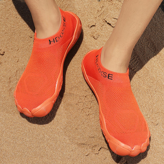 Damen Flexible Aquaschuhe mit elastischem Design und rutschfester Sohle EB