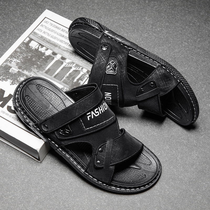 Damen Sportliche Badesandalen mit ergonomischem Klettverschluss und rutschfester Sohle EB