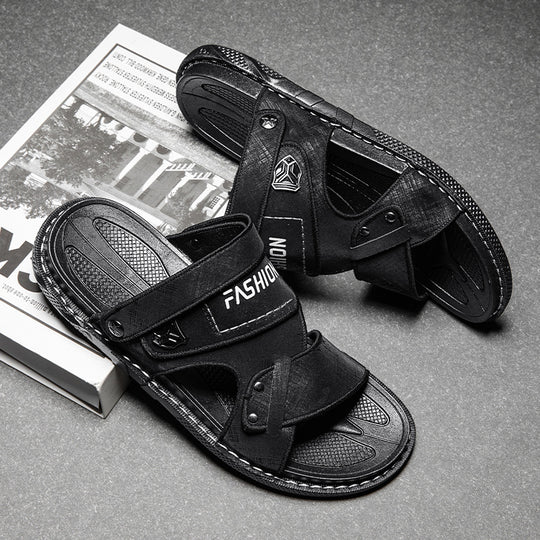Damen Sportliche Badesandalen mit ergonomischem Klettverschluss und rutschfester Sohle EB