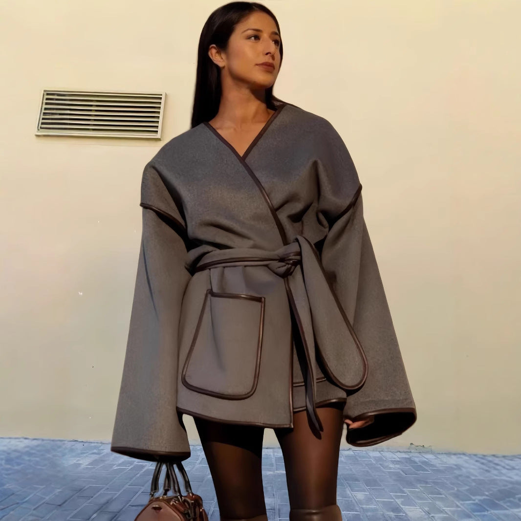 Damen Kimono-Style Überwurf EB