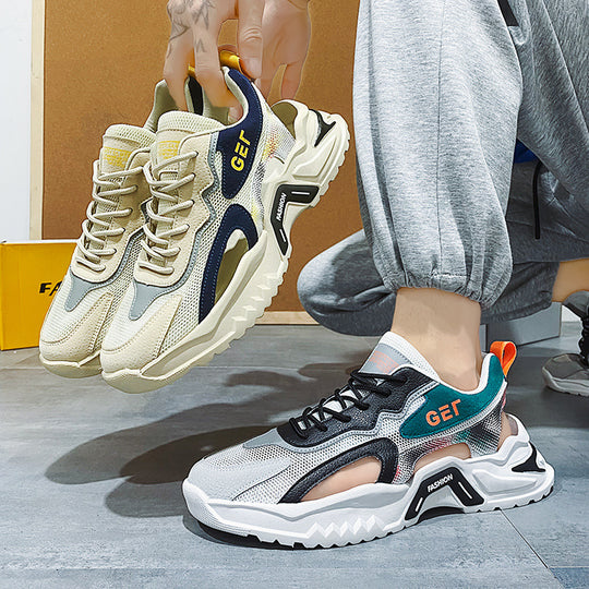 Damen Modische Sport-Sneaker mit atmungsaktivem Obermaterial und innovativem Dämpfungssystem EB