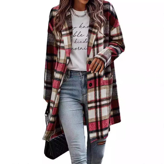 Damen Oversized Karottenjacke im lässigen Business-Look EB